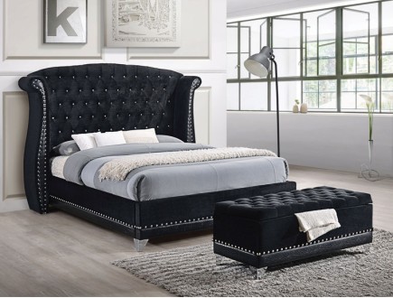 BARZINI - Queen Bed with Bench