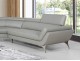 GRAPHITE - Leather Sectional Sofa