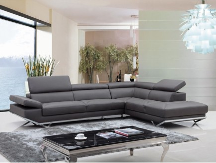 QUEBEC - Eco-Leather Sectional Sofa