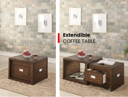 MILAN - Extendible Coffee Table